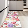 thumbnail image 4 of Pioneer Flower Floral Print Pattern Kitchen Rug Mat,Kitchen Runner Rugs Non Skid Washable,Decorative Kitchen Floor Mats for Kitchen,Sink,Laundry,17"X47", 4 of 5