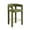 Green, variant on Dayalane 26" Counter Height Bar Stools Set of 2, Modern Sherpa Barrel Barstools with Back and Armrests, Stainless Steel Footrest for Kitchen Island, Black