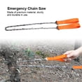 thumbnail image 2 of Greensen Tronçonneuse de Survie, Tronçonneuse de Survie Portable à Main avec Sac Outil de Camping Randonnée, Tronçonneuse de Camping, 2 of 8