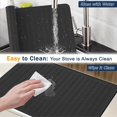 thumbnail image 3 of Hltser Stove Top Cover for Electric Stove  28x20'' Heart Resistant Silicone Stove Top Cover Protector  Anti-Scratch Cooktop Induction Mat Dish Drying Mat for RV Cooktop Kitchen Co, 3 of 8