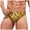 Gold, variant on XDZJLR Swim Briefs Men Fashion Casual Sequin Print Comfortable Swimming Spa Lace Up Swimsuit Trunks Soft Beachwear Blue