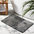 thumbnail image 3 of Transform Spaces with Modern Abstract Gray Runner Rug: 20x32 inch Soft, Non-Slip, Low Pile, Machine Washable Carpet - Perfect for Bathroom, Laundry Room, Kitchen, Entryway, Hallway, Bedroom, 3 of 5