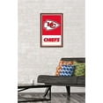 thumbnail image 2 of NFL Kansas City Chiefs - Logo 21 Wall Poster, 14.725" x 22.375", Framed, 2 of 3