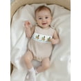 thumbnail image 3 of BemeyourBBs Thanksgiving Baby Boy Overalls Plaid Embroidery Turkey Romper, 3 of 9