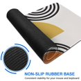thumbnail image 6 of Long Mouse Pads for Desk,Orange Boho Geometric and Plant Pattern Desk Mats on Top Of Desks, Desk Mouse Pad Extra Large with 3mm Non-Slip Base and Stitched Edge for Gaming,Office,Work,Home 35.4"x15.7", 6 of 6