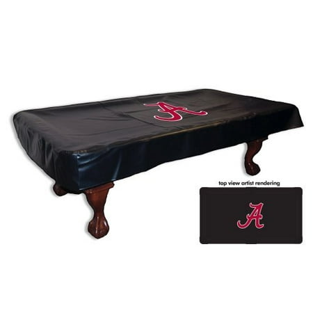 NCAA 7' Pool Table Cover by Holland Bar Stool - University of Alabama, A Logo