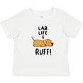 thumbnail image 3 of Inktastic Lab Life is Ruff Yellow Lab Boys or Girls Baby T-Shirt, 3 of 5