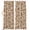 Brown, variant on Purple Floral Blackout Curtains for Bedroom/Living Room, Pinch Pleated Black Out Curtains, Spring Plants Flowers Vintage Rustic Room Darkening Window Drapes with Hooks 2 Panels, 59"x70"