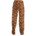 thumbnail image 6 of Fabrcox Fleece Pajama Pants Women Halloween Pumpkin Print Sleep Pants Women Fall Winter Warm Plush Thermal Comfy Pj Pants Women Yellow S, 6 of 6