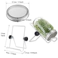 thumbnail image 2 of Mason Sprouter,Sprouting Jar With Stainless Sprouting Jar Quart Mason Sprouter Superior Craftsmanship, 2 of 8