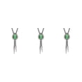 thumbnail image 4 of Collar Colgante Qarigey para Fiesta Aniversario Boda Compromiso color Verde, 4 of 6