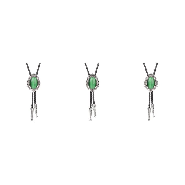 Minnieouse Corbatas Collar Colgante Fiesta Aniversario Boda Compromiso Escuela Trabajo Compras Citas Moda Joyería Mujer Hombre Verde Type1 NO1