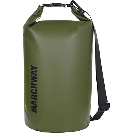 Floating Waterproof Dry Bag 20L, Roll Top Sack Keeps Gear Dry for Kayaking, Rafting, Boating, Swimming, Camping, Hiking, Beach, Fishing