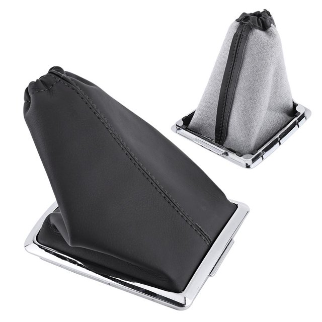 Domqga Gear Shift Boot Cover, Gear Shift Gaiter Boot,Car Gear Shift Stick Gaiter Boot PU Leather Dust Cover Replacement for Ford Focus 2005-2012