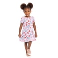 thumbnail image 5 of Bluey Toddler Girls’ Print Dress with Short Sleeves, Sizes 2T-5T, 5 of 8
