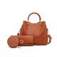 thumbnail image 2 of Bolso de mano de cuero Vintage para mujer, conjunto de 3 piezas, bolso de hombro inclinado, monedero de moda, bolso de gran capacidad, 2 of 5