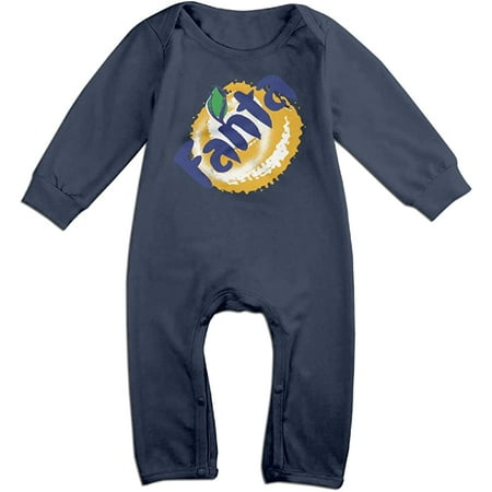 

TIKAMELODY Fanta Classical Logo Baby Onesie Bodysuit Newborn Romper