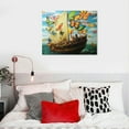 thumbnail image 4 of Nawypu  Salvador Dali Wall Art Butterfly - Ship with Butterfly Sails Canvas Art Print - Surrealist Painting - Butterfly Wall Decor for Bedroom Aesthetic Poster Unframed (12x16in/30x40cm), 4 of 4