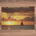thumbnail image 3 of Ambesonne Sailboat Jigsaw Puzzle, Ocean Boat Freedom Theme, Heirloom-Quality Fun Activity for Family Durable Cardboard, 1000 pcs, Marigold Dark Orange, 3 of 5