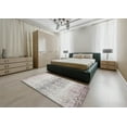 thumbnail image 4 of Ahgly Company Indoor Round Contemporary Gray Abstract Area Rugs, 4' Round, 4 of 6