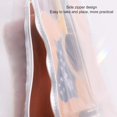 thumbnail image 3 of XYCCA Acoustic Guitar Dust Cover, Waterproof PVC Frosted Electric Guitar Dust Cover Zippered Storage Bag, Instrument Shell for Bass Folk Classical Guitars, Clear-3145, 3 of 5