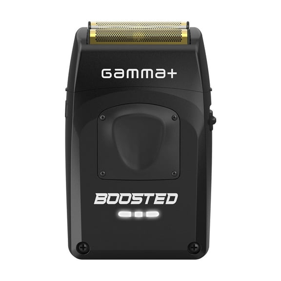 GAMMA  Boosted Cordless Double Foil Shaver with USB-C, Micro Trimmer, Black