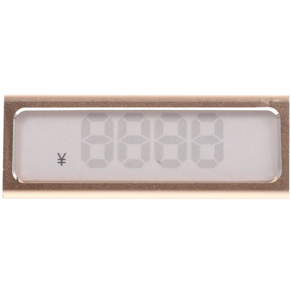 Aluminum Alloy Display Stand Slanted Price Tag Holder Desktop Price Holder
