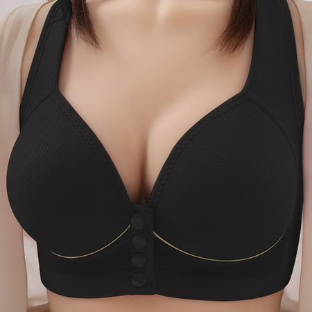 pstuiky Nursing Bras  Women Color Thin And Steel Hoop Gathered Breathable Underwear For Daily Bras Plus Size Bra Underwear Clearance Under $10