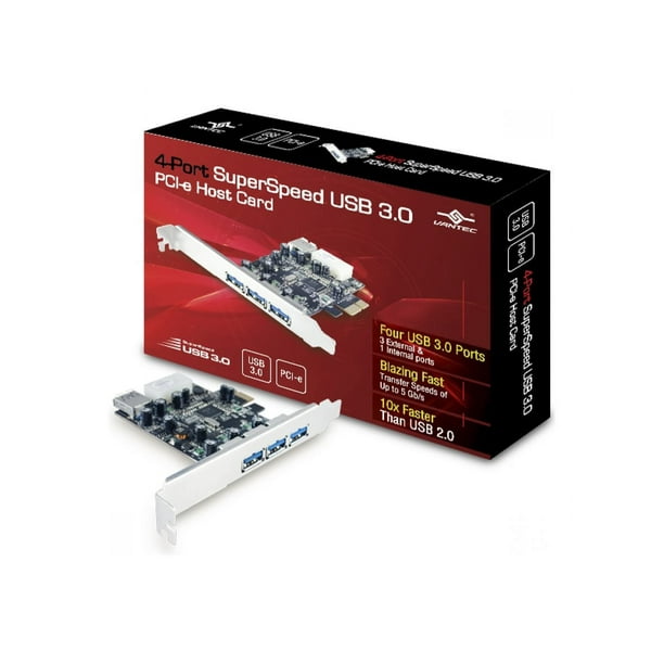 Vantec UGT-PC341 - Adaptateur USB - PCIe - USB 3.0 x 4