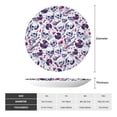 thumbnail image 2 of Balery music Skull record mike Print Bone China Decorative Plate Ceramic Dinner Plates Art Crafts with Display Stand-6in, 2 of 6