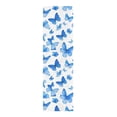 thumbnail image 2 of 33"x9" Skateboard Grip Tape Protector Sheets Nonslip Protection Griptape Sheet for Outdoor Sports Blue Butterfly Pattern, 2 of 7