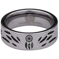 thumbnail image 2 of Dreamcatcher Tungsten Carbide Ring, 2 of 9
