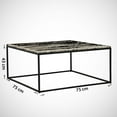 thumbnail image 4 of Comforty, Black Particle Board Coffee Table, 4 of 5