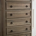 thumbnail image 5 of Leumius Modern 6 Drawer Dresser for Bedroom,Tall Chest of Drawers Closet Organizers & Storage Clothes for Living Room,Hallway,Gray Wash, 5 of 7