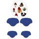 thumbnail image 4 of Plantillas de agarre rápido para talón Reparación de talón Inserción de de subsidio para el talón de los pies Inserciones de cojín para - azul Sunnimix  Almohadilla para el talón del zapato de los apretones del talón, 4 of 8