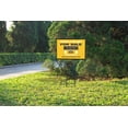 thumbnail image 5 of M&T Displays H Frame Real Estate Yard Sign Post, 24x18 Inch Display Size Banjo Esquire Style 44" Tall Black Metal 0.32" Rod Frame Construction Pointed Legs (3 Pack), 5 of 7
