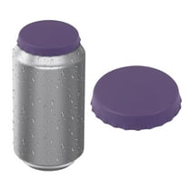 1 Pack Silicone Can Lids, Reusable Leak-Proof Can Covers for Soda Beer Cans, BPA-Free Can Topper Seals to Keep Drinks Carbonated, Fits Standard 2.4 Inch Cans