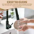 thumbnail image 4 of Uxcell 8 Pcs Manteles Individuales Redondos Tejidos, Mantel Lavable de 4.3 Pulgadas Resistente al Calor Decorativo para Mesa de Comedor, Encimera Café Gradiente/Rojo Gradiente, 4 of 7