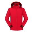 thumbnail image 4 of Cmfcve Rain Jacket for Women Waterproof Lightweight Windbreaker Jacket with Hood Packable Zipper Raincoat with Pockets M-4XL, 4 of 7