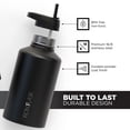 thumbnail image 4 of Botella de agua IRON °FLASK para acampar y hacer senderismo, 1,9 L, con 3 tapas de pajita, 4 of 7