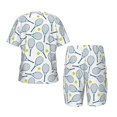 thumbnail image 5 of Picia Tennis Rackets And Balls Printed Boys' Kids-PJ Snug Fit Cotton Short Sleeve Top and Shorts 2 Piece Pajama Set-XX-Large, 5 of 9