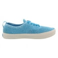 thumbnail image 2 of People The Stanley Knit Unisex Shoes Size 5, Color: Hawaiian Blue/Yeti White/Picket White, 2 of 5