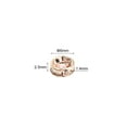 thumbnail image 2 of Unique Bargains 6mm Spacer Beads, 100pcs Bead Spacers Rhinestone Round Bulk Beads for Jewelry Making, Rose Gold, 2 of 5