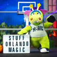 thumbnail image 2 of Bleacher Creatures Orlando Magic Stuff Mascot Figura de felpa de 10" (City Edition '24-'25): una mascota para jugar o exhibir, 2 of 5