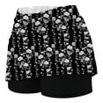 thumbnail image 6 of Abomasnow Tennis Skirts for Women Summer 2-in-1 Tummy Control Skirts with Shorts Floral Print High Waisted Stretchy Athletic Skorts on Clearance, 6 of 6