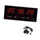thumbnail image 4 of Reloj digital con LED rectangur con fecha, temperatura, de , reloj despertador de pared para dormitorio, au, oficina,, 4 of 9