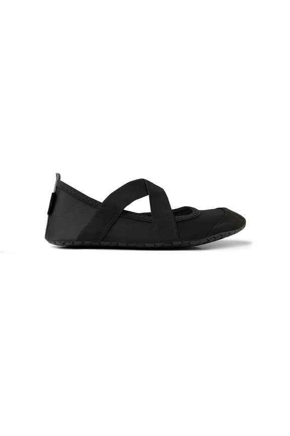 Crossovers Active Footwear Foldable Shoes, Black Medium (Women's)