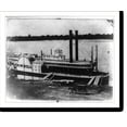 thumbnail image 2 of Historic Framed Print, [Riverboats on the Ohio and lower Mississippi: H.R.W. HILL, docked], 17-7/8" x 21-7/8", 2 of 9