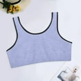 thumbnail image 6 of Jkety Cotton Sports Bras for Women Womens Sports Bra - Padded Racerback Low Impact Spaghetti Thin Strap Workout Yoga Top Blue,XL, 6 of 6