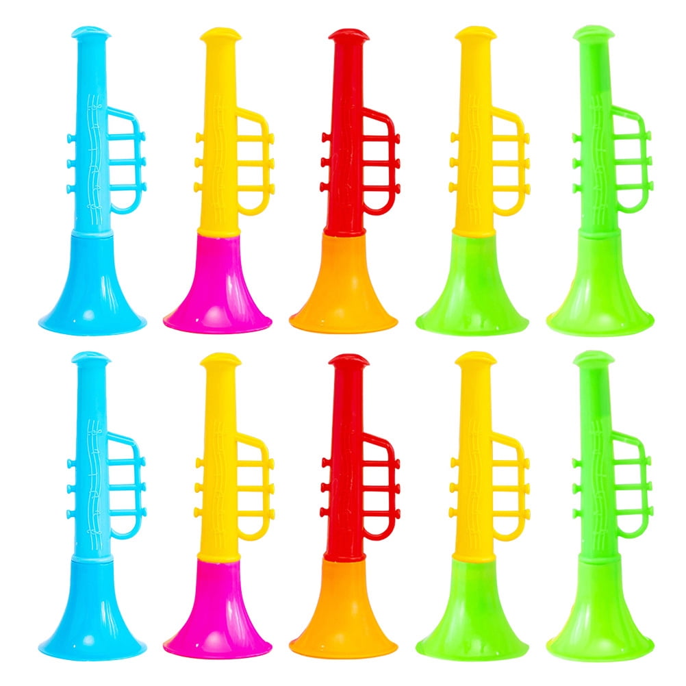 18Pcs Household Toy Trumpets Interesting Plastic Trumpets Plastic